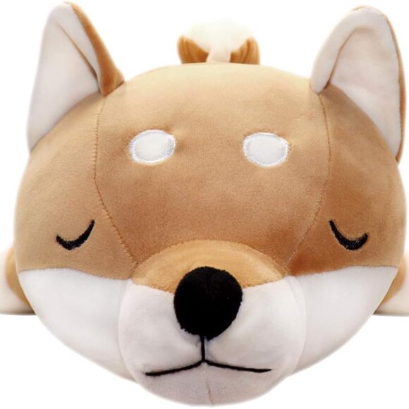 30'' Shiba Inu Plush Stuffed Animal Dog Plush Pillow - Picture 3 of 8